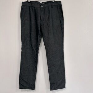 John Varvatos cotton and wool blend pants